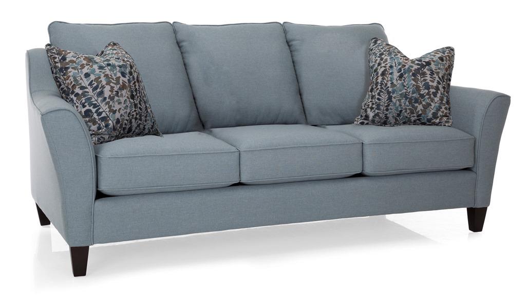 DecorRest 2342 Series Contemporary Sofa with Attached Pillow Back